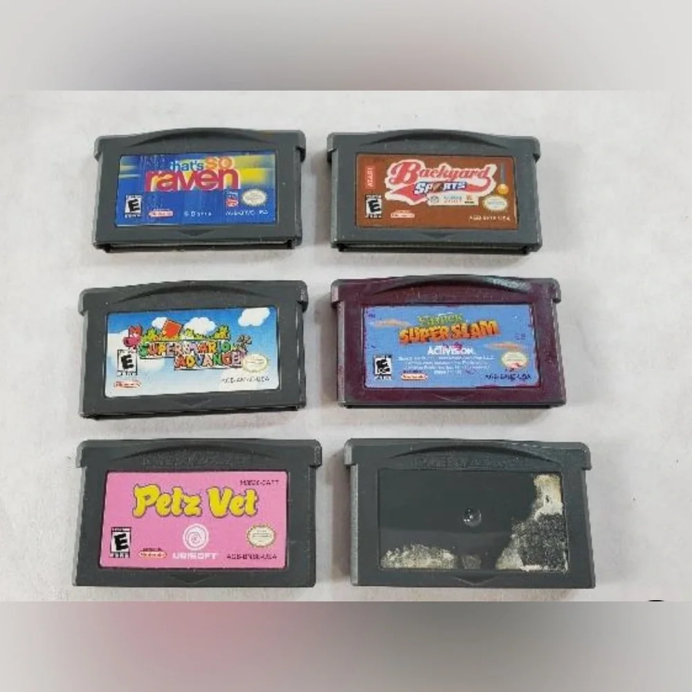 Vintage Nintendo Game Boy Advance Games bundle - Super Mario Advance & More